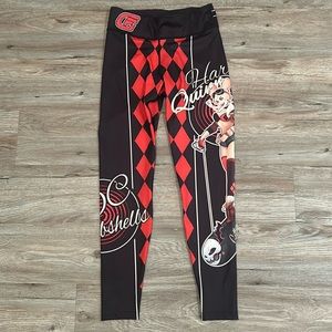 Batman/Harley Quinn Leggings/Spats - Fusion Fight Fear
